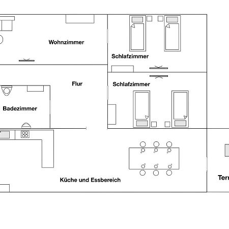 Moderne Ferienwohnung Klosterblick Гуксгаген Екстер'єр фото